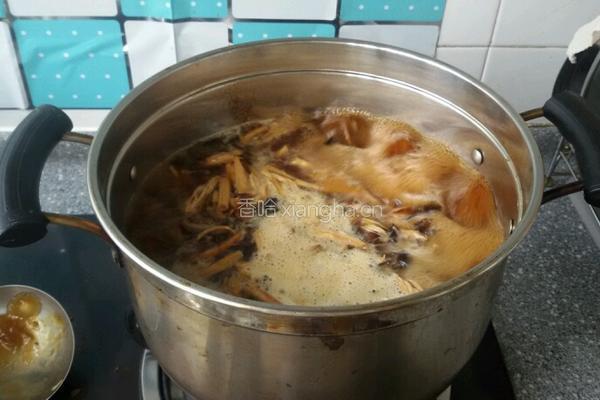 菌菇鸡丝打卤面的做法图解9