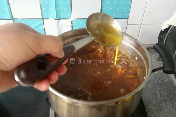 菌菇鸡丝打卤面的做法图解12