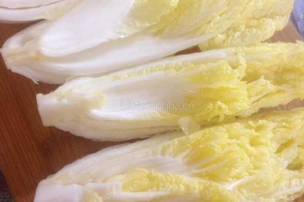 蒜蓉粉丝蒸娃娃菜的做法图解2