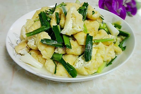 蒜煮油豆腐的做法图解6