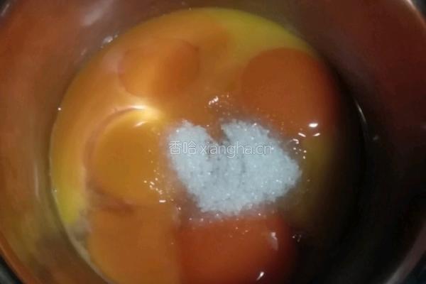 双层蓝莓蜜豆蛋糕卷的做法图解2