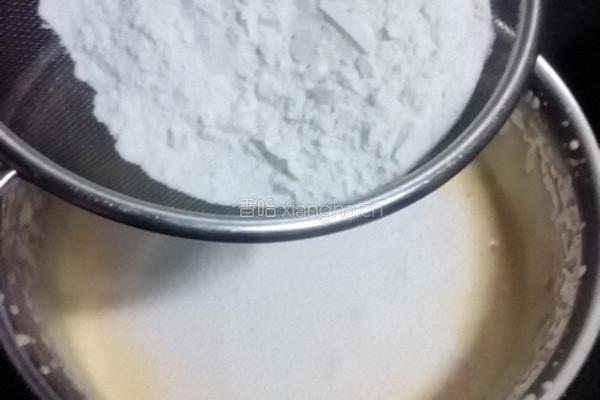 双层蓝莓蜜豆蛋糕卷的做法图解4