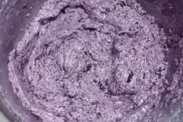双层蓝莓蜜豆蛋糕卷的做法图解17