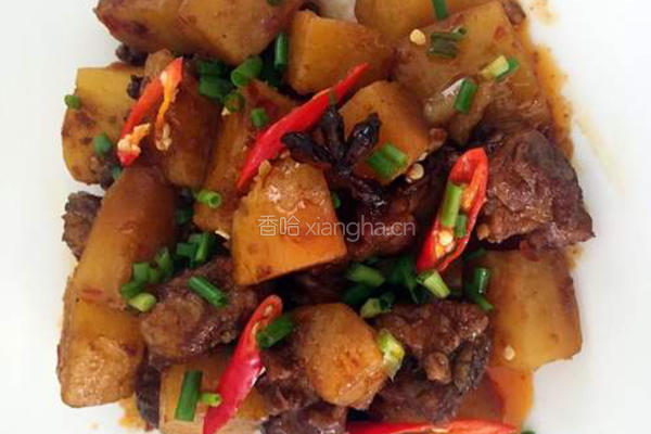 土豆炖排骨的做法图解10