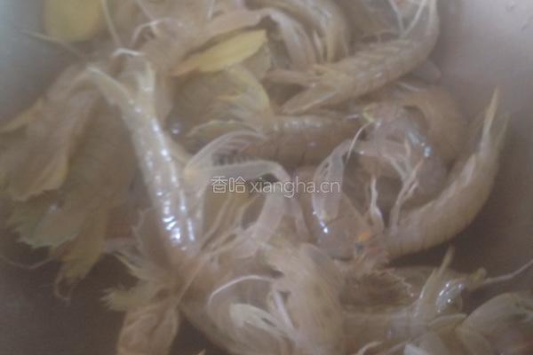 清炒虾姑的做法图解2