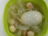 银耳莲子鸡蛋糖水的做法[图]
