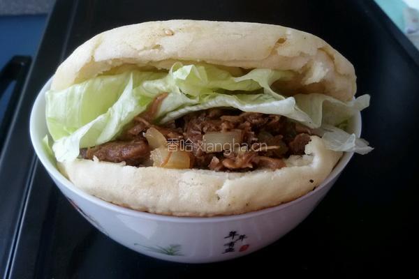 发面饼加肉的做法图解10
