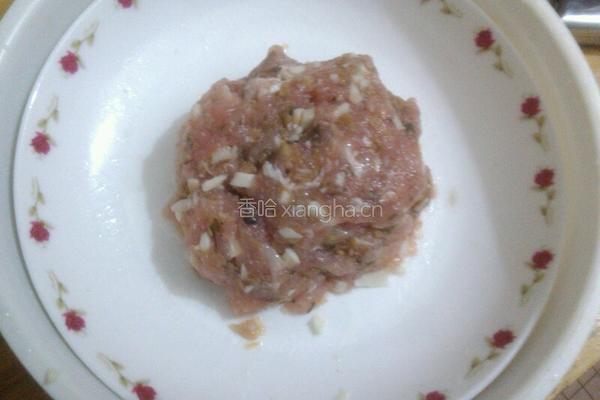 梅菜马蹄蒸肉饼的做法图解6