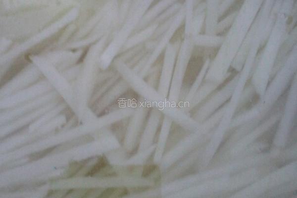 豆芽土豆面的做法图解2