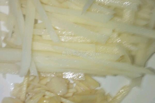 豆芽土豆面的做法图解5