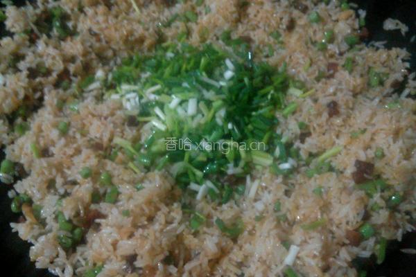 豆角腊肉炒饭的做法图解10
