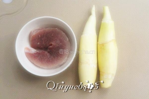 炒茭白的做法图解1