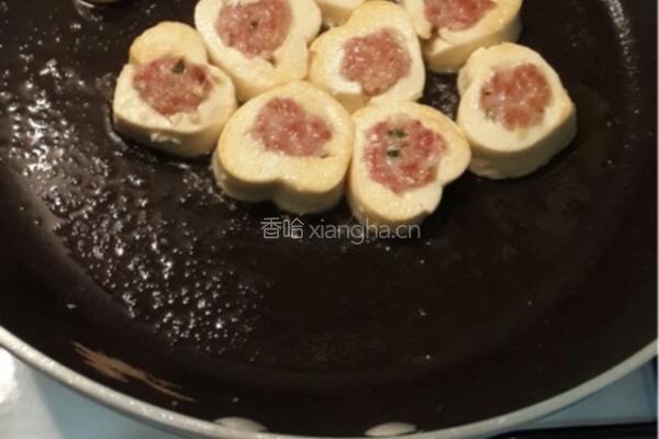肉馅酿豆腐的做法图解8