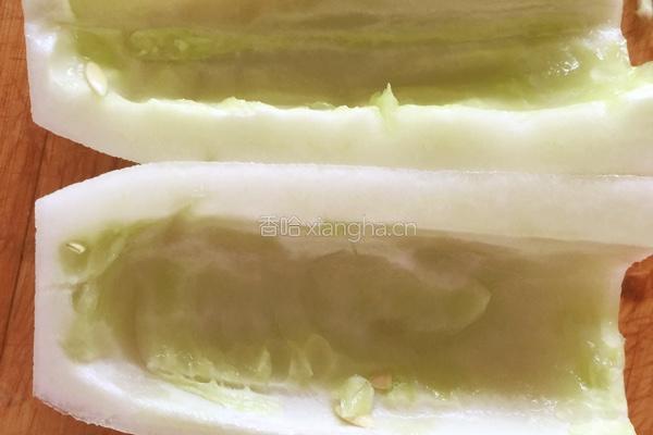 老黄瓜炒肥羊粉的做法图解1