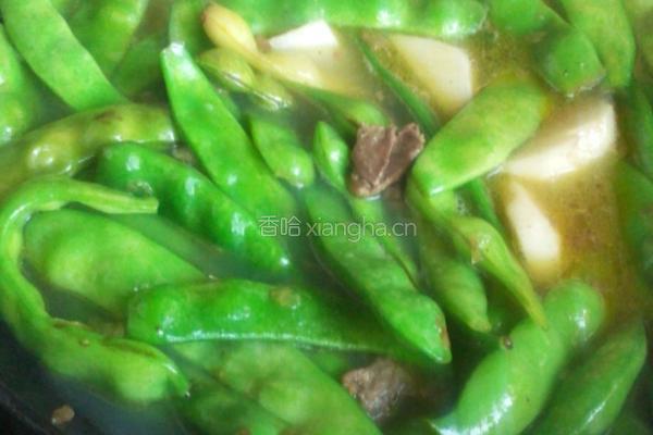 米汤土豆炖豆角。的做法图解4