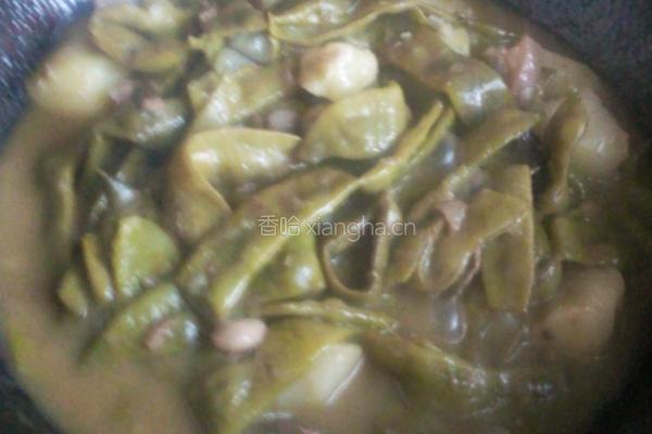 米汤土豆炖豆角。的做法图解5