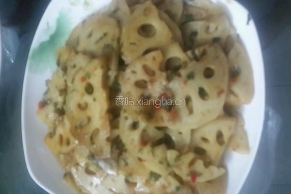 凉拌莲藕的做法图解4