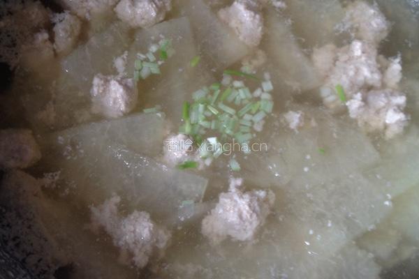 冬瓜肉末汤的做法图解6