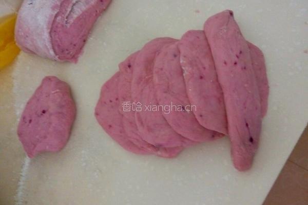 紫薯花包的做法图解5