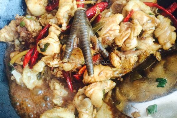 小鸡炖干豆角的做法图解5