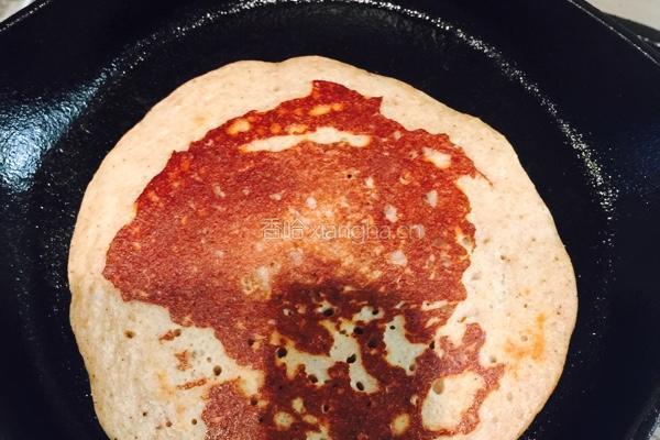 香蕉燕麦煎饼的做法图解6