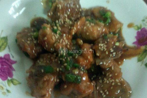 芝麻蜜汁排骨的做法图解1