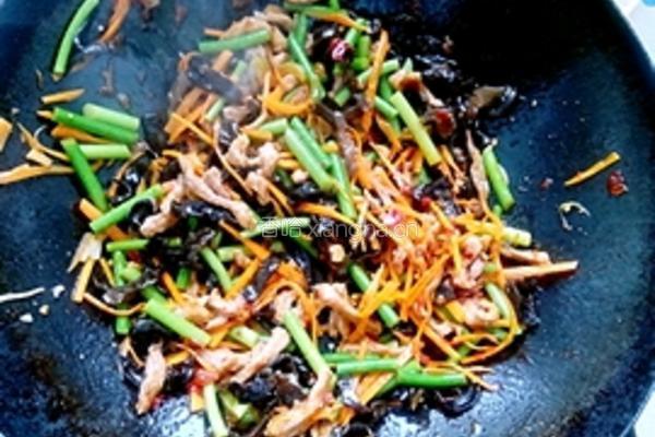 蒜苔版鱼香肉丝的做法图解11