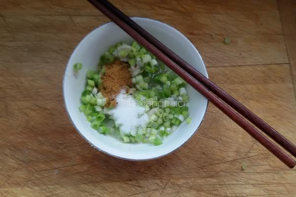 牛油葱花饼的做法图解2