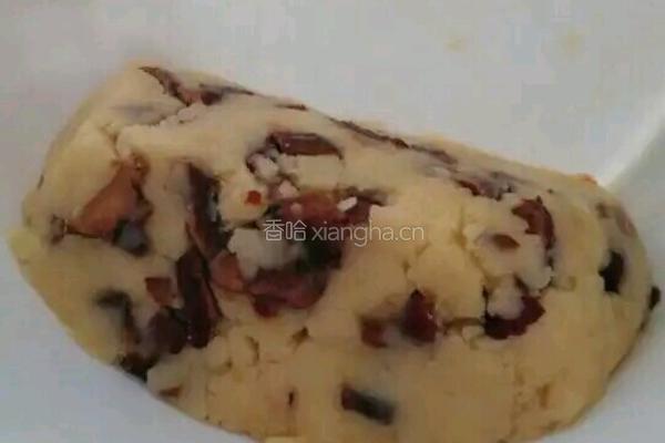 自制红豆曲奇饼的做法图解1