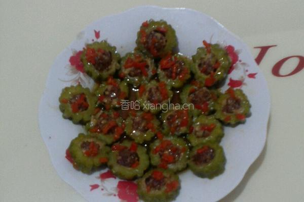 蒸苦瓜的做法图解4