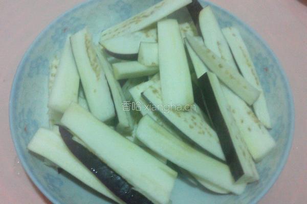 肉沫茄条的做法图解3