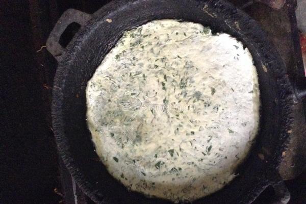 烙野菜饼的做法图解4