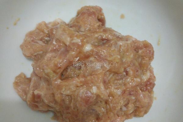 酸豆角炒肉沫的做法图解2