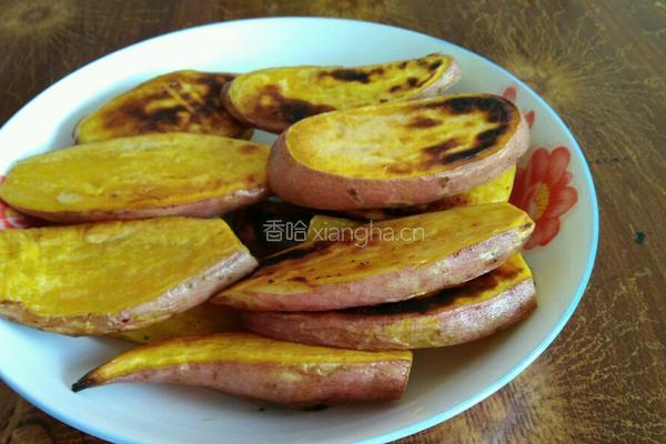 电饼铛烤地瓜的做法图解5
