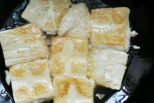 肉未香煎豆腐的做法图解1