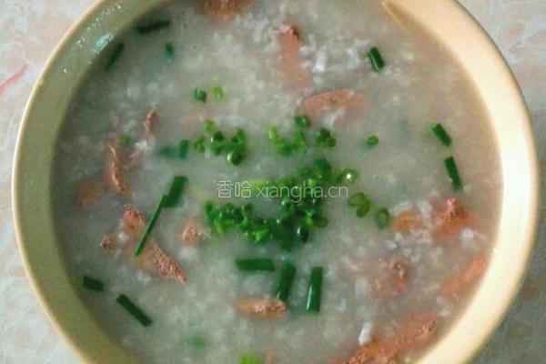 猪肝瘦肉粥的做法图解7