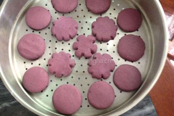 蒸紫薯饼的做法图解5