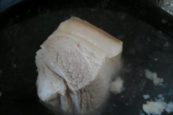 干菜扣肉的做法图解2