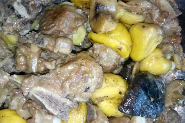 板栗香菇排骨的做法图解5