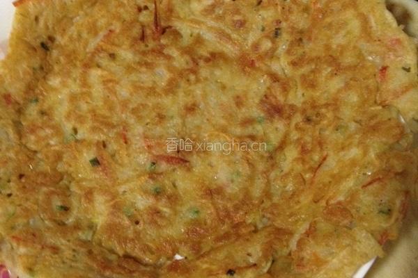 蔬菜煎饼的做法图解8