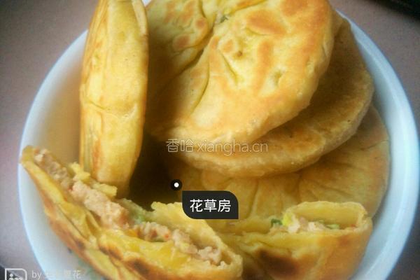 猪肉大葱陷饼的做法图解7