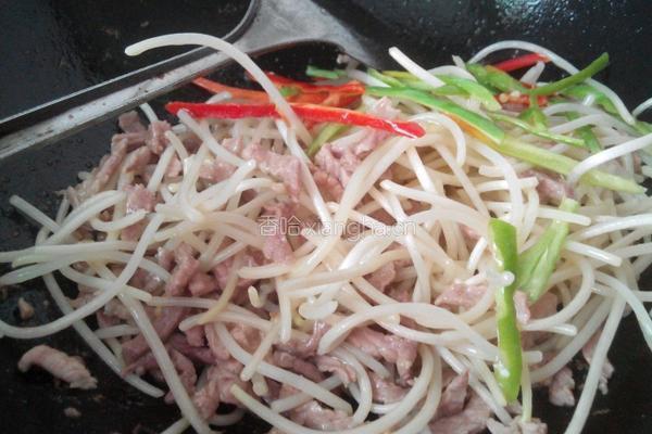 银芽肉丝的做法图解5