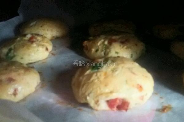鲜虾香肠葱香司康的做法图解8