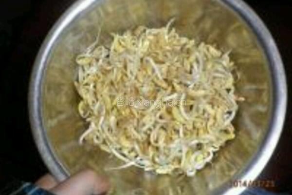 炒黑豆芽的做法图解7
