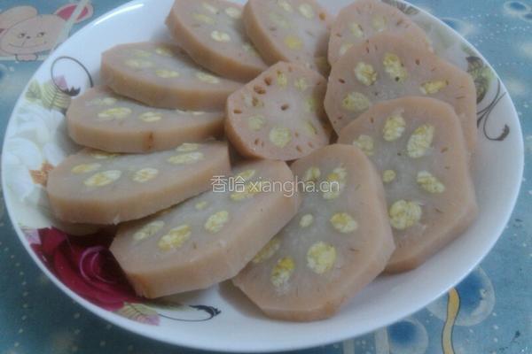 绿豆酿莲藕的做法图解9