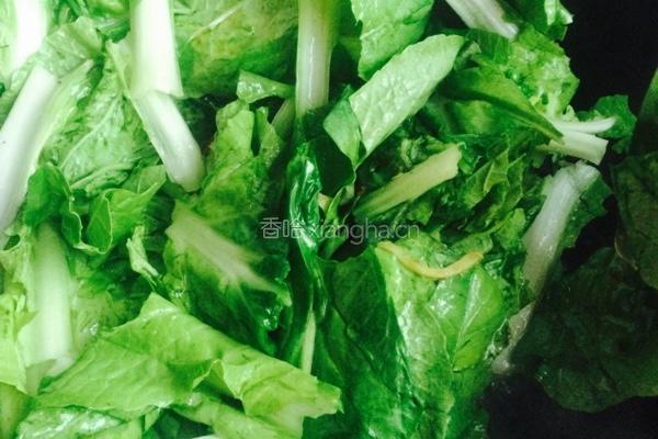 小米椒炒白菜苗的做法图解4