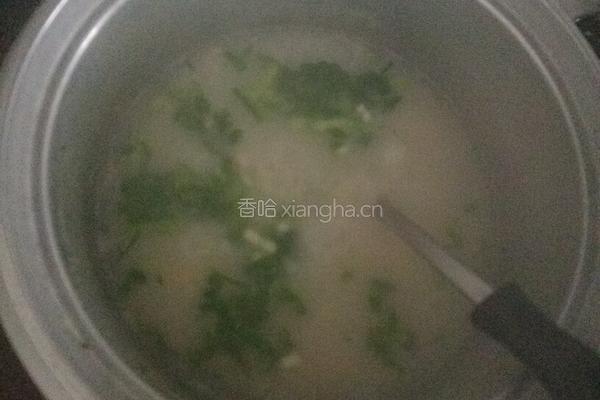 瑶柱鸡丝粥的做法图解4