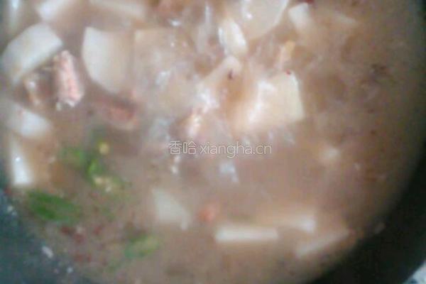 白萝排骨的做法图解3