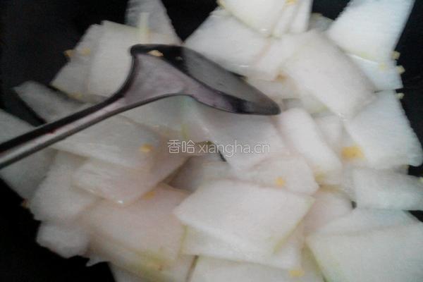 醋熘冬瓜的做法图解5