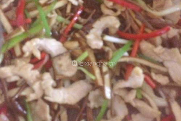 茶树菇香干的做法图解9